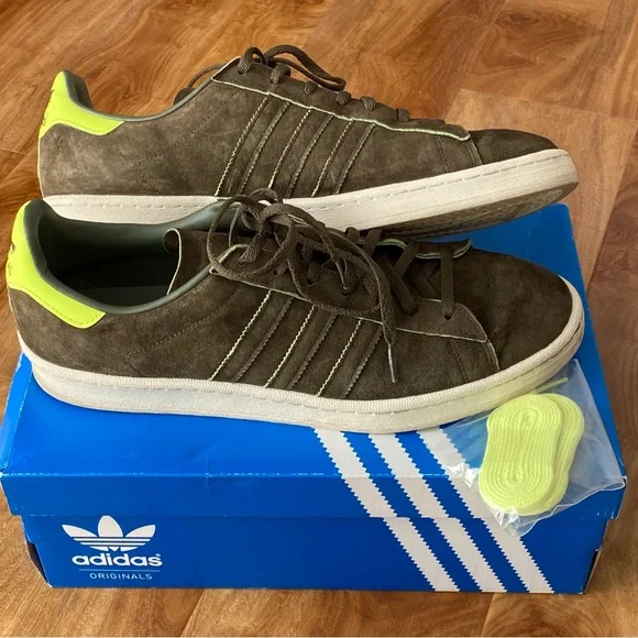 adidas gazelle silver green womens Adidas Skate Campus II BLACK/RUNINWHT 034894 US Mens Size 7.5   western-skate-co